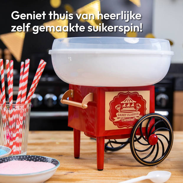 Gadgy Suikerspinmachine - Suikerspin Machine incl. maatlepel - Suikerspinmakers - Kinderfeestje