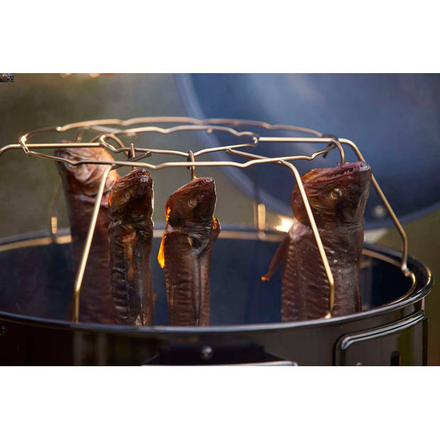 Rösle Barbecue - BBQ Accessoire Hakenset Smoker Set van 5 Stuks - Roestvast Staal - Zilver