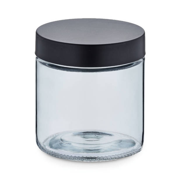 Kela - Voorraadpot, 0.8 L, Glas/RVS, Donker Grijs - Kela Bera