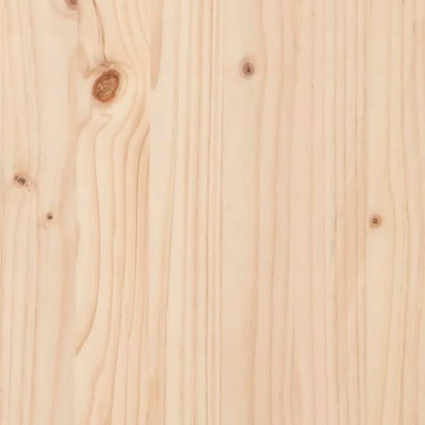 vidaXL Hoofdbord 141x6x101 cm massief grenenhout
