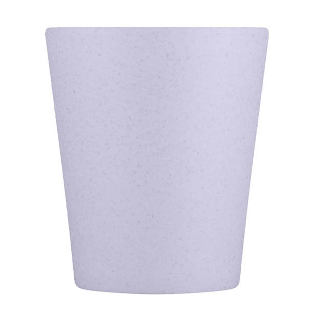 Ecoffee Cup Glittertind PLA - Koffiebeker to Go 250 ml - Lila Siliconen