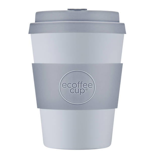 Ecoffee Cup Glittertind PLA - Koffiebeker to Go 350 ml - Lila Siliconen