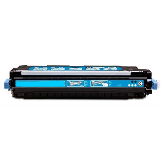 Inktmedia® - Laser Toner - Geschikt HP Q6471A toner cyaan