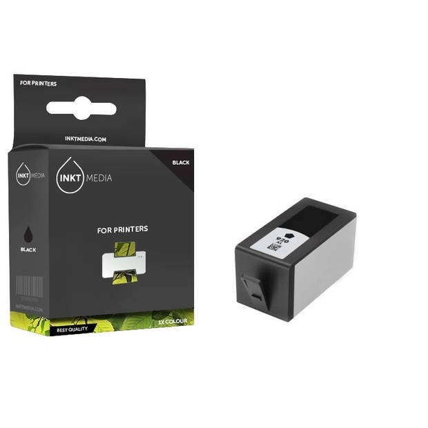 Inktmedia® - Inktcartridge - Geschikt HP 920XL CD975AE inktcartridge zwart hoge capaciteit - Cartridge met Inkt