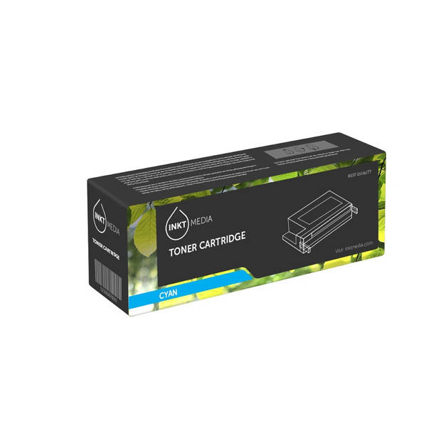 Inktmedia® - Laser Toner - Geschikt HP CE251A 504A (X) toner cyaan hoge capaciteit