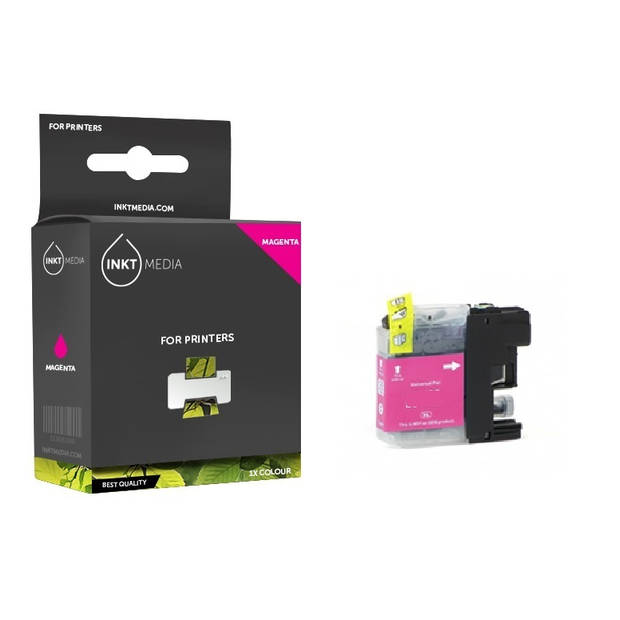 Inktmedia® - Inktcartridge - Geschikt Brother LC-223 XL Magenta inktcartridge - Cartridge met Inkt