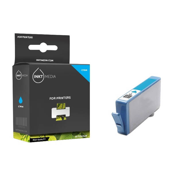 Inktmedia® - Inktcartridge - Geschikt HP 935XL (C2P24AE) inktcartridge cyaan hoge capaciteit - Cartridge met Inkt