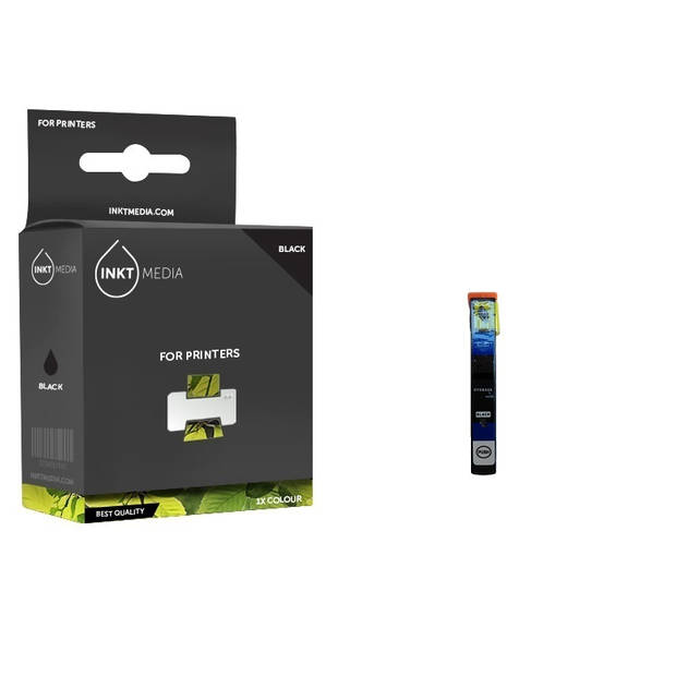 Inktmedia® - Inktcartridge - Geschikt Epson 33XL (T3361) inktcartridge foto zwart hoge capaciteit - Cartridge met Inkt