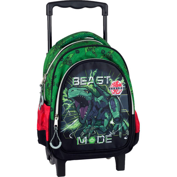 Bakugan trolley rugzak Beast Mode jongens 15 x 25 x 30 cm groen