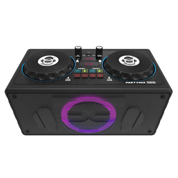 iDance DJ303 Audio Party Speaker - Draadloos - Bluetooth 5.0 en USB - 2 Mixers - Inclusief Microfoon