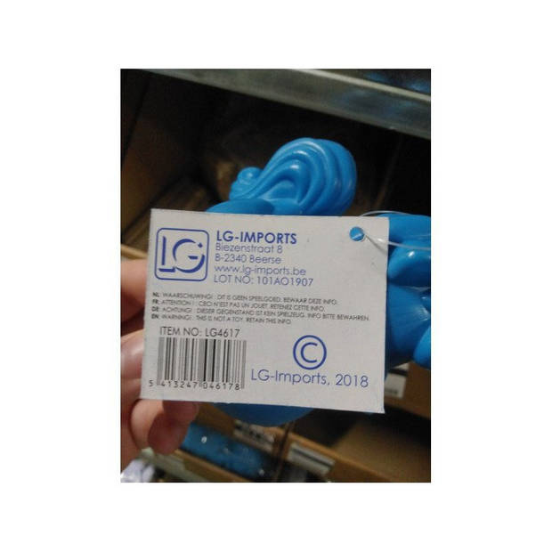 Blauw eenhoorn badeendje badspeelgoed 12 cm - Badeendjes