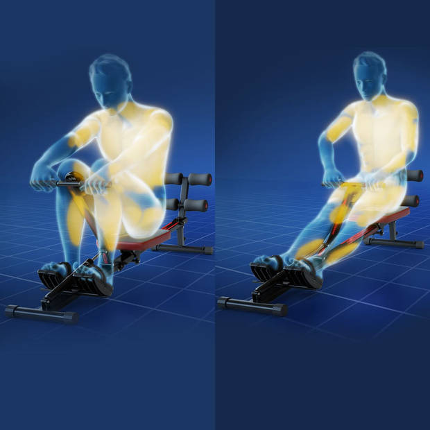 Kendox RowShaper - Roei-apparaat voor thuis - Fitnessapparaat voor cardio- en krachttraining
