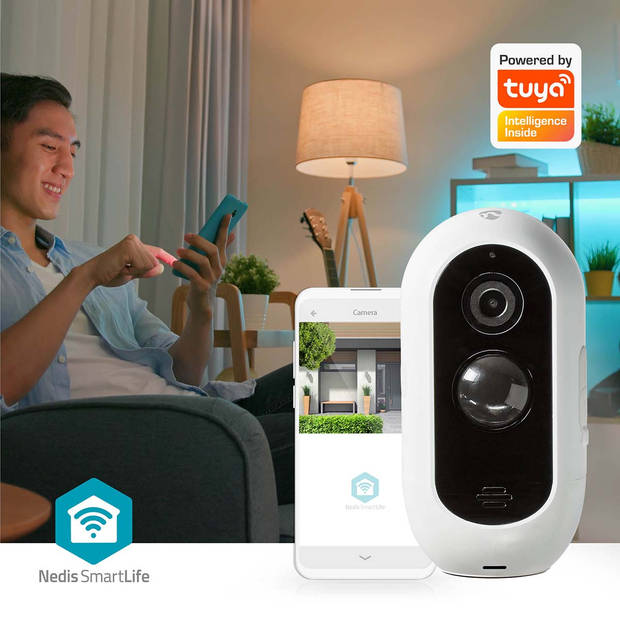 Nedis SmartLife Camera voor Buiten - WIFICBO30WT - Wit