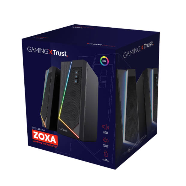 Trust Gaming GXT 609 Zoxa RGB 2.0 PC Speakerset