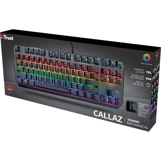 Trust Gaming GXT 834 Callaz Mechanisch TKL Toetsenbord QWERTY