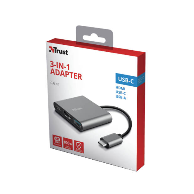 Trust Dalyx 3-in-1 USB-C Adapter