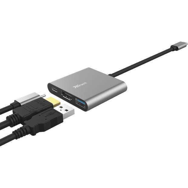 Trust Dalyx 3-in-1 USB-C Adapter