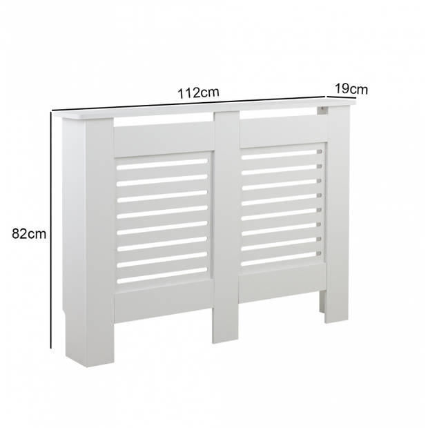 Radiator ombouw verwarming - radiator omkasting - breed 112 cm