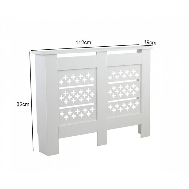 Radiator ombouw verwarming - radiator omkasting - 112 cm breed