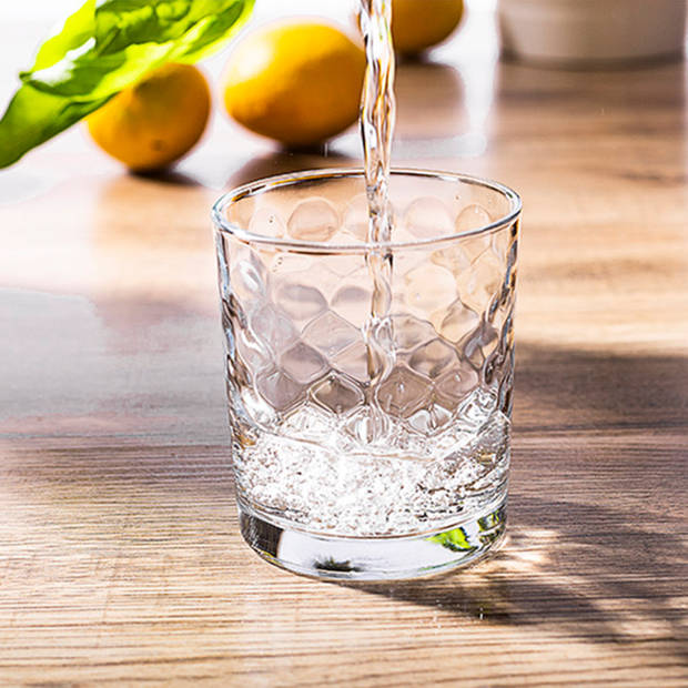 Altom Design Drinkglazen Waterglazen Limonadeglazen Sapglazen Hoge kwaliteit Stapelbaar 240ml -Set van 6