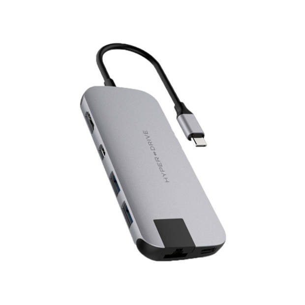 Hyper Slim USB-C Hub (Grijs)