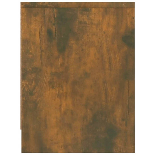 vidaXL Nachtkastjes 2 st 40x30x40 cm bewerkt hout gerookt eikenkleurig