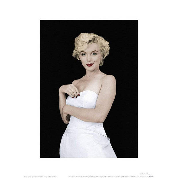 Kunstdruk Marilyn Monroe Pose 30x40cm