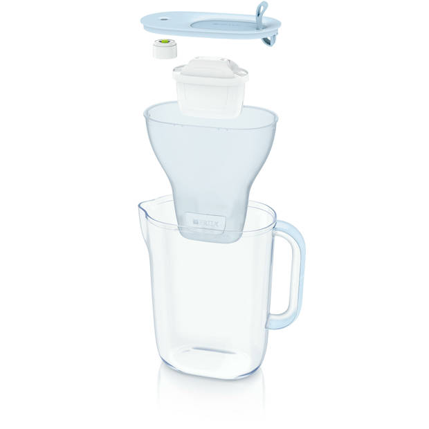 BRITA - Waterfilterkan Style Eco Cool - Blauw - 2,4l + 3 MAXTRA+ Waterfilterpatronen