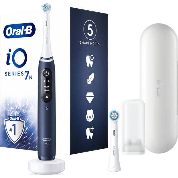 Oral-B iO 7N - Blue - Elektrische Tandenborstel - Ontworpen Door Braun