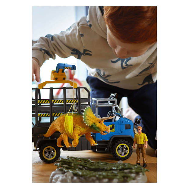 schleich DINOSAURS - Dinosauriërs truckmissie - Kinderspeelgoed voor Jongens en Meisjes - 4 tot 12 jaar 42565