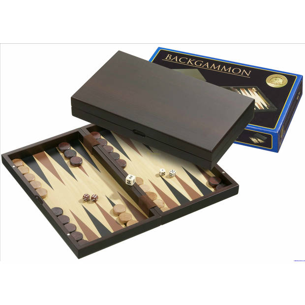 Philos houten backgammon kasette Melos