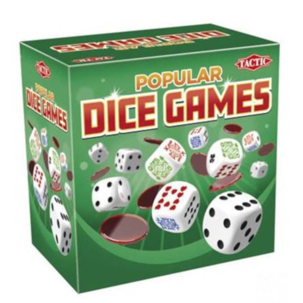 TACTIC dobbelsteenspel Dice Games 12 x 12 cm 113-delig