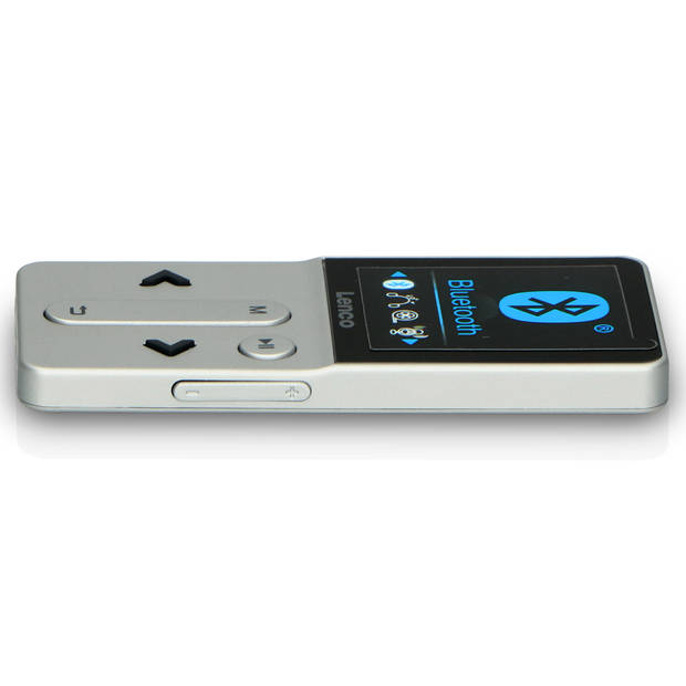 MP3/4-speler met Bluetooth® en 8 GB Lenco Zilver