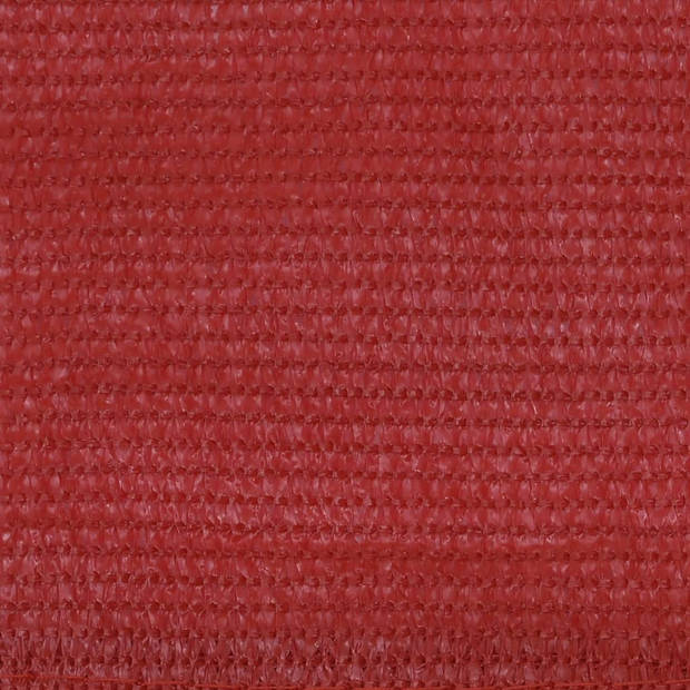 vidaXL Balkonscherm 90x400 cm HDPE rood