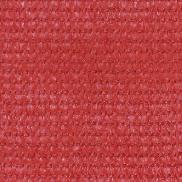vidaXL Balkonscherm 90x500 cm HDPE rood
