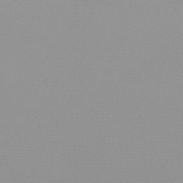 vidaXL Tuinstoelkussens rugleuning 2 st 120x50x3 cm stof grijs