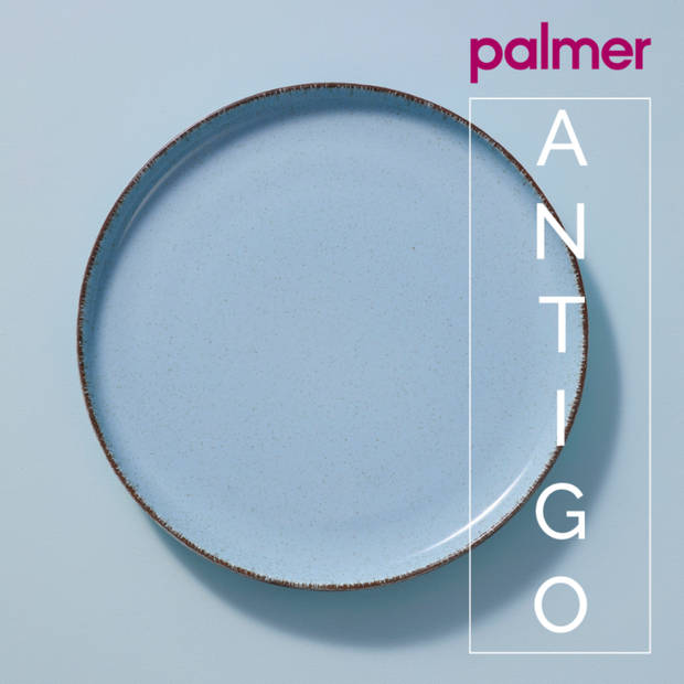 Palmer Serviesset Antigo Porselein 6-persoons 24-delig Lichtblauw