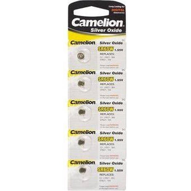 Camelion horloge knoopcel batterij - 1,55Volt - 5 stuks