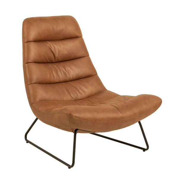 Milford fauteuil cognac.