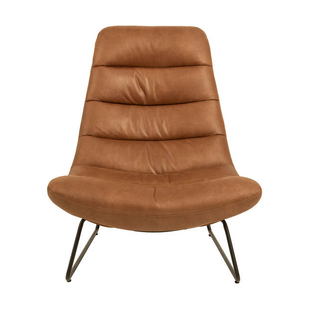 Milford fauteuil cognac.