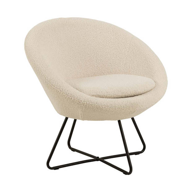 Center fauteuil beige.