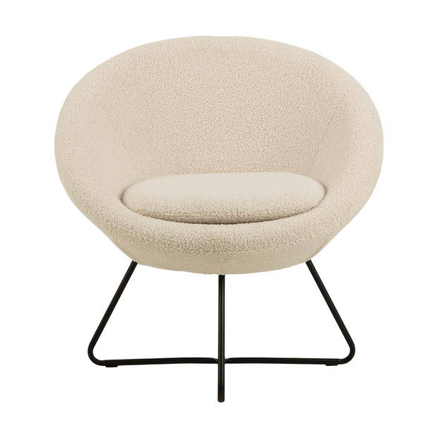 Center fauteuil beige.