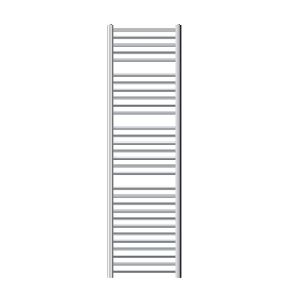 Badkamerradiator Sahara 500x1800 mm chroom recht met zijaansluiting LuxeBath