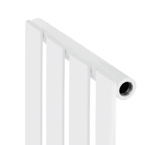 Designradiator Sahara 630 x 865 mm Witte zijaansluiting