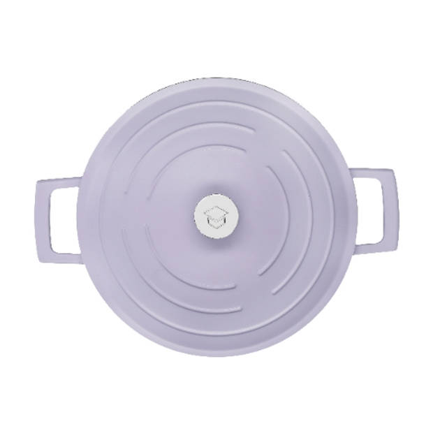 Braadpan, Gietaluminium, 24 cm, 4 L, Lavendel - MasterClass