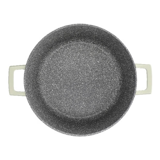 Braadpan, Gietaluminium, Laag, 28 cm, 4 L, Mint Groen - MasterClass