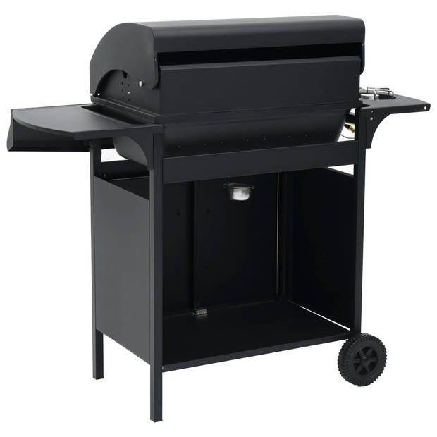The Living Store Gasbarbecue - X- BBQ - 121.5 x 55 x 107 cm - zwart