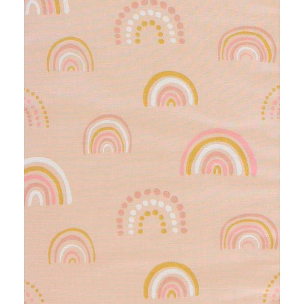 Briljant Baby Winterslaapzak Katoen Rainbow - pink 70cm