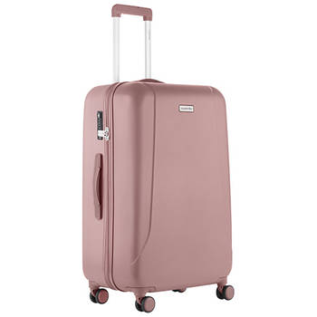 CarryOn Skyhopper Grote Reiskoffer 78cm TSA-slot - Koffer 85 Ltr met OKOBAN Old Pink