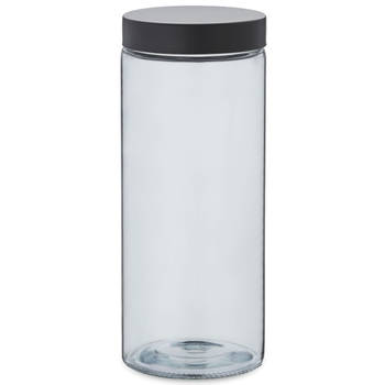 Kela - Voorraadpot, 2.1 L, Glas/RVS, Donker Grijs - Kela Bera